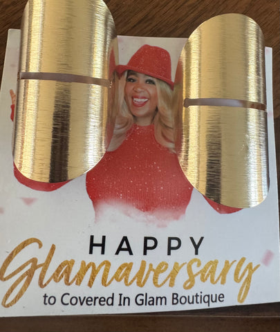 GLAM - Gold Tube Earrings